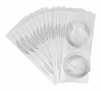 Fiorky Tapas de Sello de Papel de Aluminio para Cafetera Nspresso Vertuo, 10 PCS Cápsulas de Café Sellos Autoadhesivos Láminas Desechables Sellos de Cápsulas de Café Láminas de Espuma Crema
