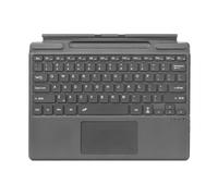 Fiorky Teclado inalámbrico Delgado retroiluminado para Microsoft Surface Pro 8/9/10/X Compatible con Bluetooth Teclado táctil retroiluminado de 7 Colores Teclado Recargable Trackpad