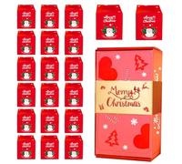 Fiorky -Up Caja de regalo de explosión creativa plegable con sobre rojo, caja de regalo multiusos para propuesta de San Valentín, cumpleaños, aniversario (20 tarjetas rojas)