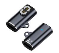 Fiorky USB C/para a Adaptadr magnético Cable de Cargador Convertidor magnético Curva de 90 Grados Conducción ósea de Cargador de Auriculares para AfterShokz OpenRun Air/Pro/Aeropex AS80
