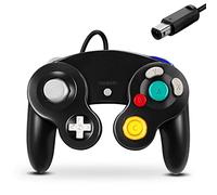 FIOTOK Gamecube - Controlador clásico con cable para Wii Nintendo Gamecube (negro)