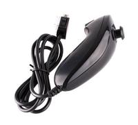 FIOTOK Nunchuck - Mando para videojuegos Nintendo Wii, color negro