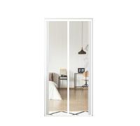 FIOVIP Mosquitera Puerta Magnetica, 75x100CM Cortina, Se Cierra Automáticamente, Fácil Instalación sin Taladrar, Mosquiteras Magnéticas para Entrada/Balcón etc.(Poliéster,Blanco）