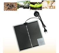 FIPASEN Manta Calefactora para Reptiles, Tapetes Térmicos Terrarios con 7 Botones de Ajuste de Temperatura para Serpientes, Lagartos, Geckos, Arañas - Almohadilla Térmica para Reptiles (14W, 28x28CM)