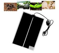 FIPASEN Tapetes Térmicos para Terrarios, Manta Calefactora para Reptiles con Temperatura Ajustable para Tortuga, Serpientes, Lagartos, Geckos, Arañas - Almohadilla Térmica para Reptiles (20W:42x28CM)