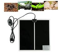 FIPASEN Tapetes Térmicos para Terrarios, Manta Calefactora para Reptiles con Temperatura Ajustable para Tortuga, Serpientes, Lagartos, Geckos, Arañas - Almohadilla Térmica para Reptiles (14W:28x28CM)