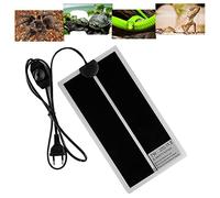 FIPASEN Tapetes Térmicos para Terrarios, Manta Calefactora para Reptiles con Temperatura Ajustable para Tortuga, Serpientes, Lagartos, Geckos, Arañas - Almohadilla Térmica para Reptiles (7W:28x15CM)