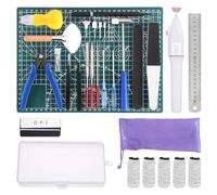 Fippy Kit de 29 herramientas de modelo Gundam, kit de herramientas básicas de modelo, kit de herramientas de construcción para montaje de modelos básicos Gundam, construcción y reparación