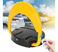 Fiqops 1 barrera de aparcamiento plegable con 2 mandos a distancia, incluye 2 llaves, poste de aparcamiento de 180°, alcance del mando a distancia de 20 m, IP67