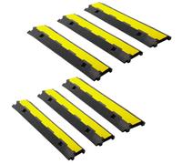 Fiqops Puente de cable modular, 2 canales, 101 x 25 x 5 cm, protección contra sobretensiones, puente exterior