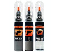 FIRANTO Kit de Pintura de Retoque Coche para Audi 9Q Graphit(Meteor) Grau, Set de Reparación de Rayones y Arañazos Incluye 15 ml Bolígrafo para Retocar Pintura Coche, Primer y Barniz