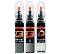 FIRANTO Kit de Pintura de Retoque Coche para Audi Q2 Tornadograu, Set de Reparación de Rayones y Arañazos Incluye 15 ml Bolígrafo para Retocar Pintura Coche, Primer y Barniz