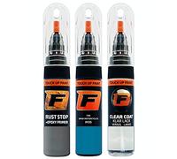 FIRANTO Kit de Pintura de Retoque Coche para BMW Motorcycles M35 Bluefire, Set de Reparación de Rayones y Arañazos Incluye 15 ml Bolígrafo para Retocar Pintura Coche, Primer y Barniz