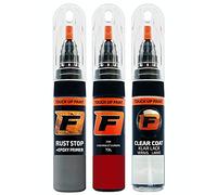 FIRANTO Kit de Pintura de Retoque Coche para Chevrolet Europe 73L Super Red, Set de Reparación de Rayones y Arañazos Incluye 15 ml Bolígrafo para Retocar Pintura Coche, Primer y Barniz