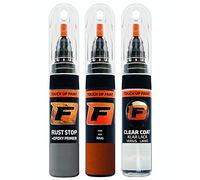 FIRANTO Kit de Pintura de Retoque Coche para Kia RNG Orange Fusion, Set de Reparación de Rayones y Arañazos Incluye 15 ml Bolígrafo para Retocar Pintura Coche, Primer y Barniz