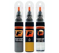 FIRANTO Kit de Pintura de Retoque Coche para Nissan EAV Yellow, Set de Reparación de Rayones y Arañazos Incluye 15 ml Bolígrafo para Retocar Pintura Coche, Primer y Barniz