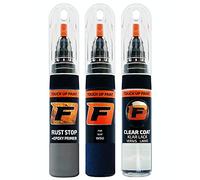 FIRANTO Kit de Pintura de Retoque Coche para Seat W5U Azul Ada, Set de Reparación de Rayones y Arañazos Incluye 15 ml Bolígrafo para Retocar Pintura Coche, Primer y Barniz
