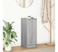FIRBNUS Armario auxiliar versátil armario alto armario lateral mueble de almacenamiento cómoda para salón, dormitorio u oficina estilo industrial gris Sonoma 29,5 x 34 x 76 cm