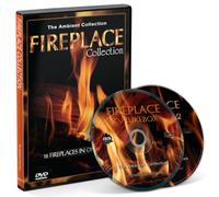 Fire 2 DVD Box Set-Fireplace Collection 2013 with a choose out of 18 Fireplaces with the Sounds of Burning Wood