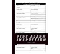 Fire Alarm Inspection Log Book: 6x9 inches (A5) | 110 Pages