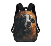 Fire And Fury Bull's Roar Mochilas Escolares Para La Escuela Secundaria, Preparatoria, Universidad Y Viajes Para Niños/niñas/adolescentes 17inch