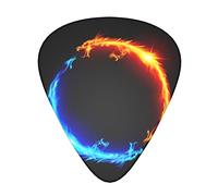 Fire And Ice Dragons - Púas de guitarra únicas con impresiones claras y múltiples grosores