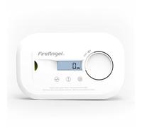 Fire Angel Detector de Monóxido de Carbono Digital con Pantalla LCD y Sensor de CO de 10 Años - Alarma de CO Portátil para Hogar, Vacaciones y Caravanas - FA6812