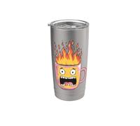 Fire Cup busca amantes de las bebidas calientes de invierno Vaso térmico de acero inoxidable de doble pared