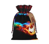 Fire Dragon Roll - Bolsas de regalo reutilizables con cordón para Navidad, fiestas de Navidad, cumpleaños