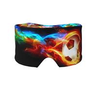 Fire Dragon Roll - Orejeras para dormir con estampado de fútbol, bloquea la luz, ajustable, ideal para viajes, meditación y yoga