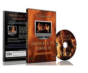 Fire DVD - Fireplace TV Jukebox - choose out of 9 Fires with the Sounds of Flames and Burning Wood