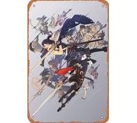 Fire Emblem Awakening - Póster de videojuegos, letrero retro de metal, decoración de pared, 30,5 x 20,3 cm