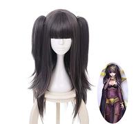 Fire Emblem Awakening Tharja Two Ponytails Peluca Cosplay Disfraz Mujer Largo Pelo sintético Fiesta de Halloween Pelucas MZ-1135