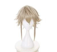Fire Emblem Fates Corrin Wig Cosplay Disfraz Hombres Pelucas De Pelo Sintético Corto + Gorro De Peluca