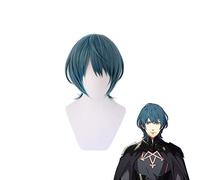 Fire Emblem ThreeHouses Byleth Beleth Blue Peluca corta Disfraz de Cosplay Pelo sintético resistente al calor Pelucas de fiesta de Halloween MZ-1447