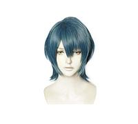 Fire Emblem: ThreeHouses Byleth Wig Cosplay Disfraz de pelo sintético resistente al calor Hombres Mujeres Pelucas de fiesta de Halloween Peluca corta