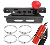 Fire Extinguisher Mount, Safety Bracket, 6,52 x 1,18 pulgadas Automotive Accessory, Heavy Duty Secure Holder, Quick-Release Installation Kit, Ideal para camping, motorhome, pontoon