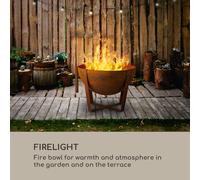 Blumfeldt Fire Globe Brasero con Parrilla Ø60cm Acero