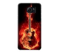 Fire Guitar Burn Funda Carcasa Case para Samsung Galaxy Note 5
