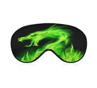 Fire Head of Dragon Sleeping Blindfold Mask Cute Eye Shade Cover con correa ajustable para Mujeres Hombres Night