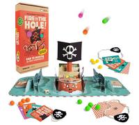 Fire in The Hole - Divertido juego de piratas para niños y familias | A partir de 6 años, de 2 a 4 jugadores | Lanza y alinea balas de cañón para ganar | Fácil de aprender, rápido de jugar, gran