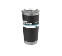 Fire Island New York/Fire Island Long Island NY Vaso térmico de acero inoxidable de doble pared