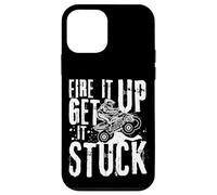 Fire It Up Get It Stuck ATV Rider Off-Road Dirt Racing Carcasa para iPhone 12 Mini