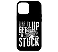 Fire It Up Get It Stuck ATV Rider Off-Road Dirt Racing Carcasa para iPhone 12 Pro MAX