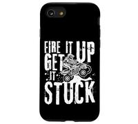 Fire It Up Get It Stuck ATV Rider Off-Road Dirt Racing Carcasa para iPhone SE (2020) / 7/8