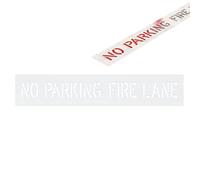 Fire Lane Stencil, Silicone Folding Tool, Precise Cut Marker with Border, Reusable Concrete Plate, Outdoor Warehouse School, Hospital Driveway Loading Dock Private Road Factory Floor