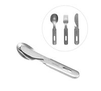 Fire-Maple Juego de Cubiertos Set de Cubiertos de Acero Inoxidable para Camping Ligero Incluye Cuchillo Tenedor y Cuchara Cubiertos Portátiles para Actividades al Aire Libre, Senderismo y Mochilero