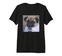 Fire Me Divertido Perro Pug Trabajo De Trabajo Borroso Meme Camiseta Premium