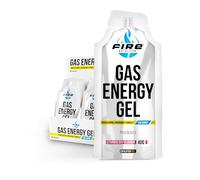 Fire Nutrition GAS Energy Gel 1 ud x 40 g - Gel Energetico Sabor Fresa - Carbohidratos - Sin Cafeina - Sales Minerales - Bcaas - Vitaminas - Ratio 2:1:1 Maltodextrina Dextrosa Fructosa