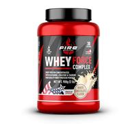 Fire Nutrition Whey Force Complex 908 g, Proteína de Suero con Glutamina, Creatina y Taurina, Sabor White Chocolate, 30 Porciones